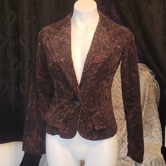 NB corduroy Paisley jacket - Picture 1 of 6